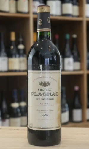 MEDOC CRU BOURGEOIS 1986 CHATEAU PLAGNAC