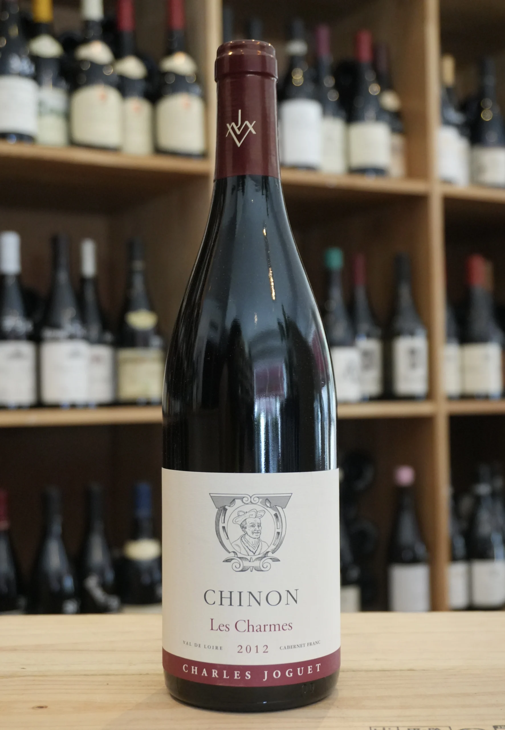 CHINON LES CHARMES 2012 CHARLES JOGUET NOUVELLE CAVE LYON CAVISTE