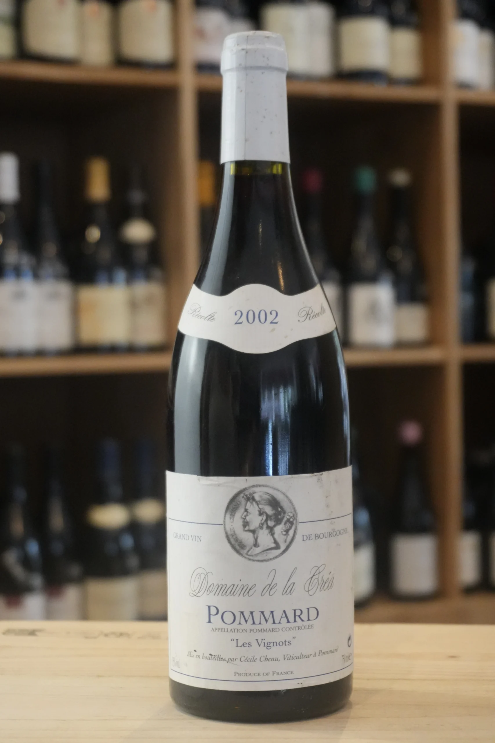 POMMARD VIGNOTS 2002 DOMAINE DE LA CREA NOUVELLE CAVE LYON CAVISTE