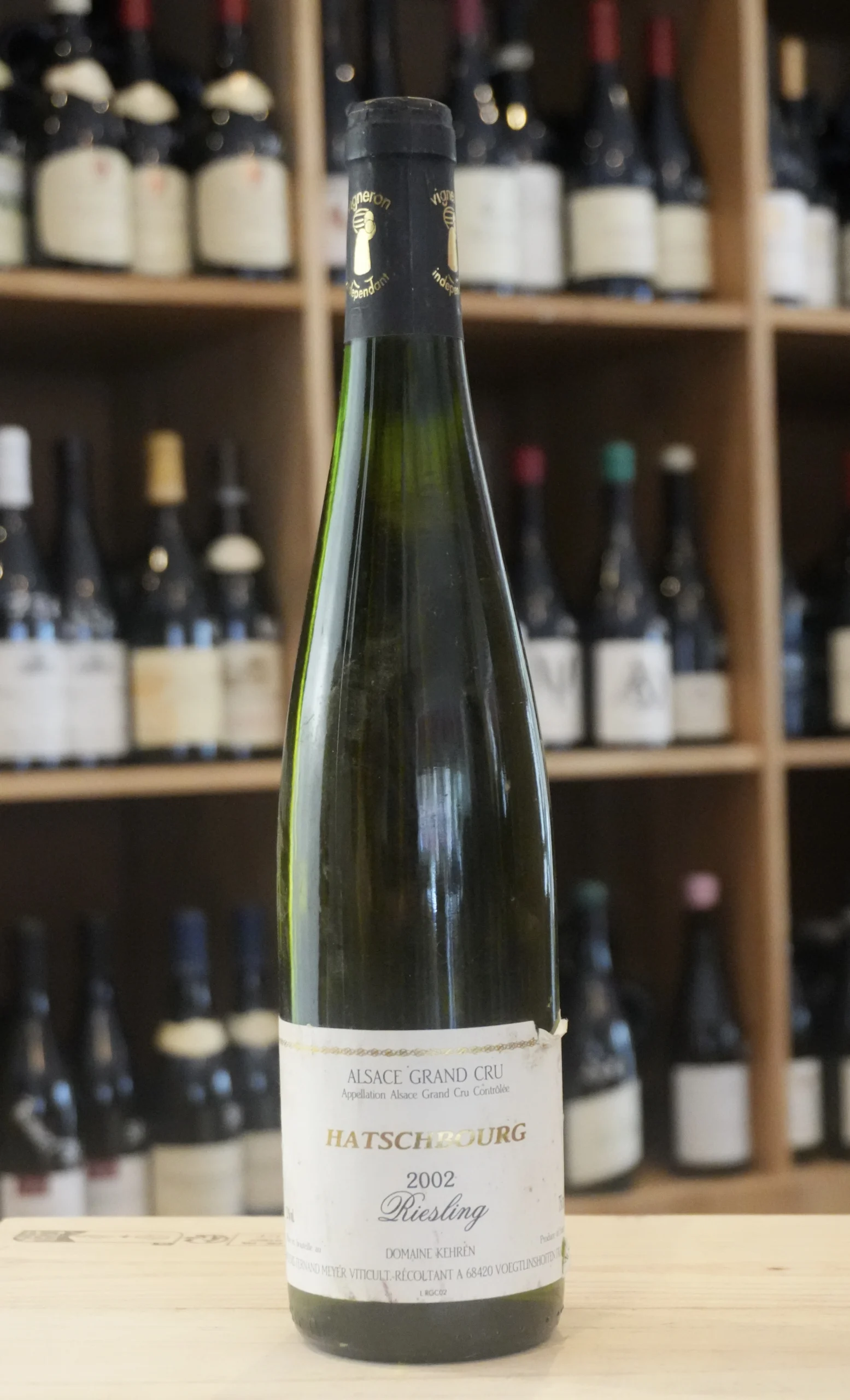 RIESLING GRAND CRU HATSCHBOURG 2002 KEHREN NOUVELLE CAVE LYON CAVISTE