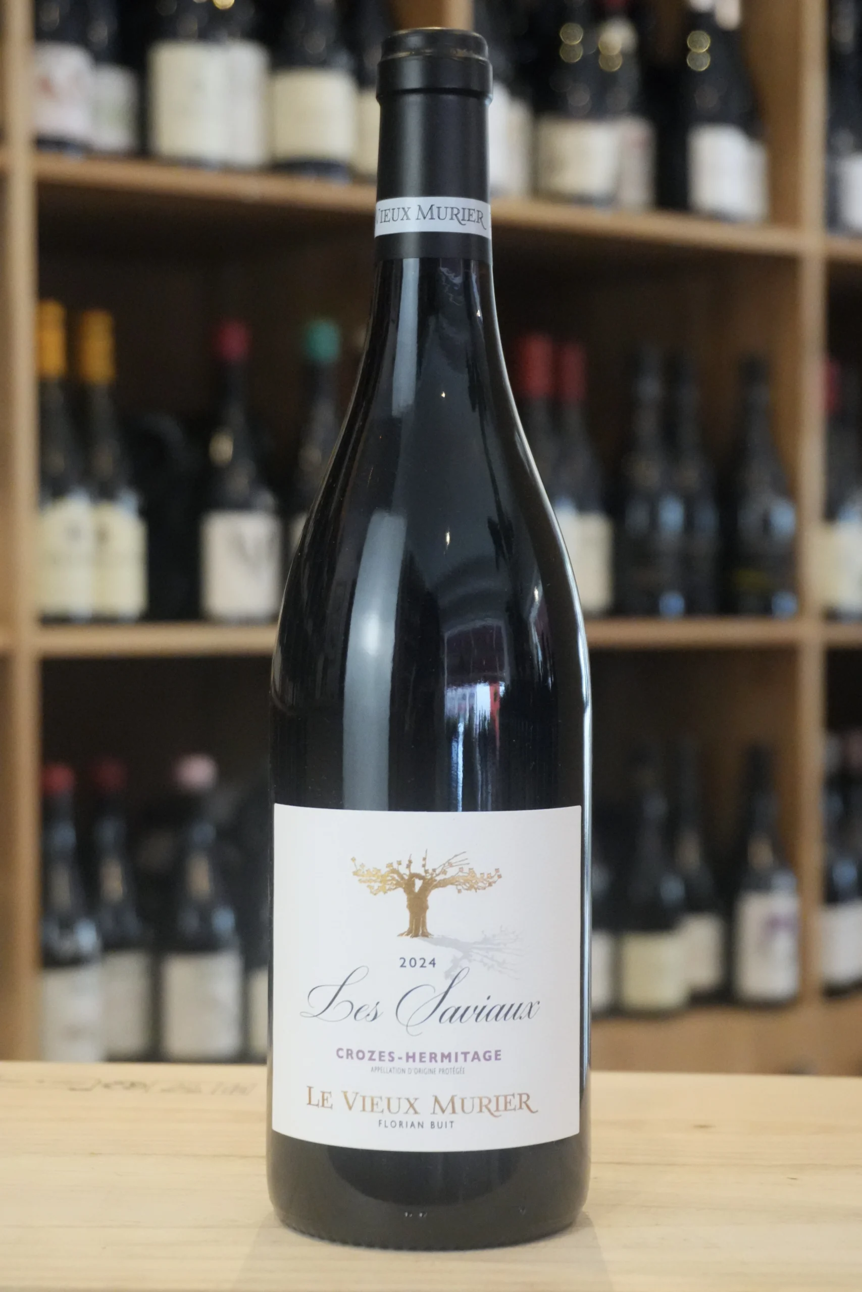 CROZES-HERMITAGE LES SAVIAUX 2024 LE VIEUX MURIER CAVISTE LYON NOUVELLE CAVE