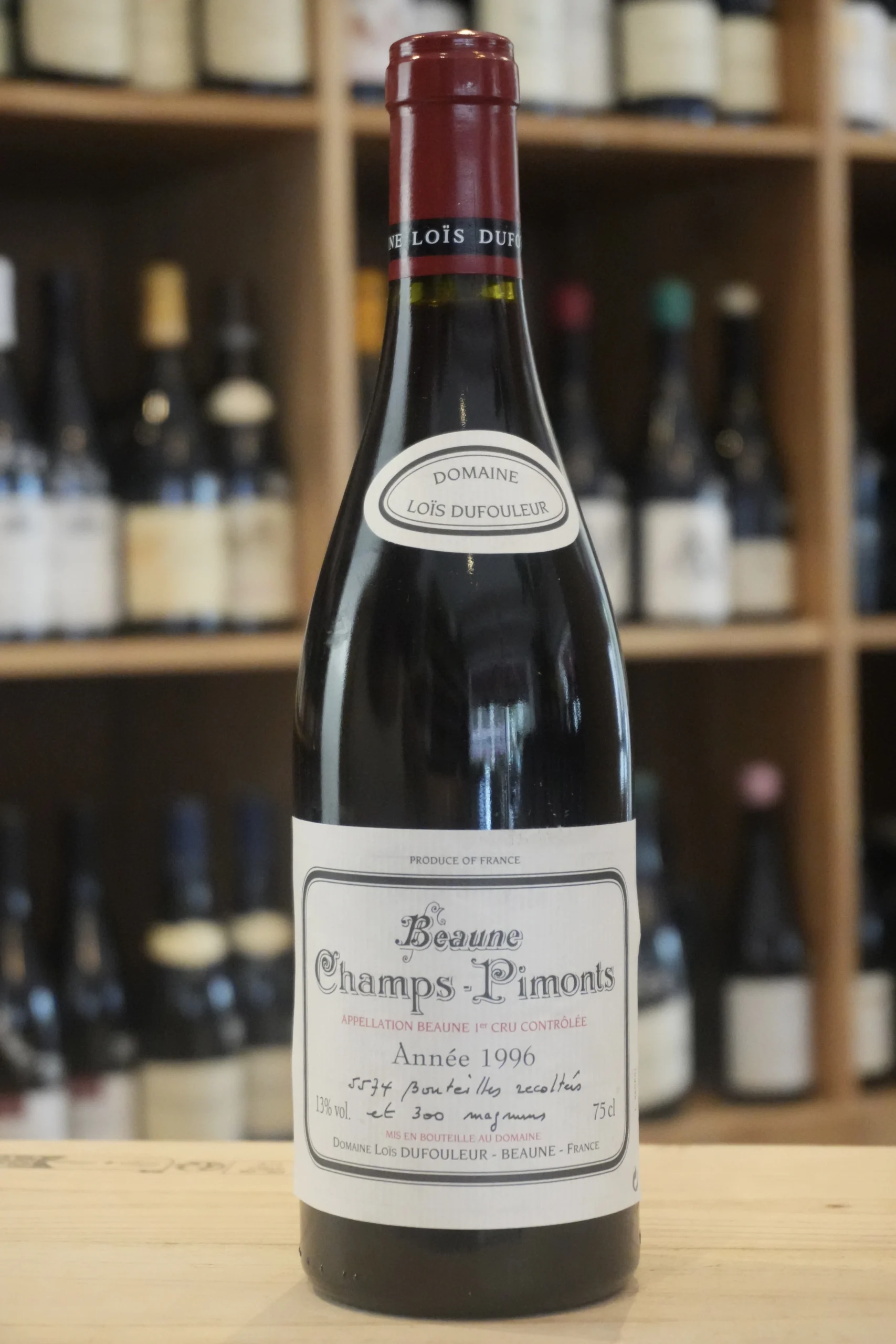BEAUNE 1ER CRU CHAMPIMONTS 1996 LOIS DUFOULEUR caviste lyon nouvelle cave