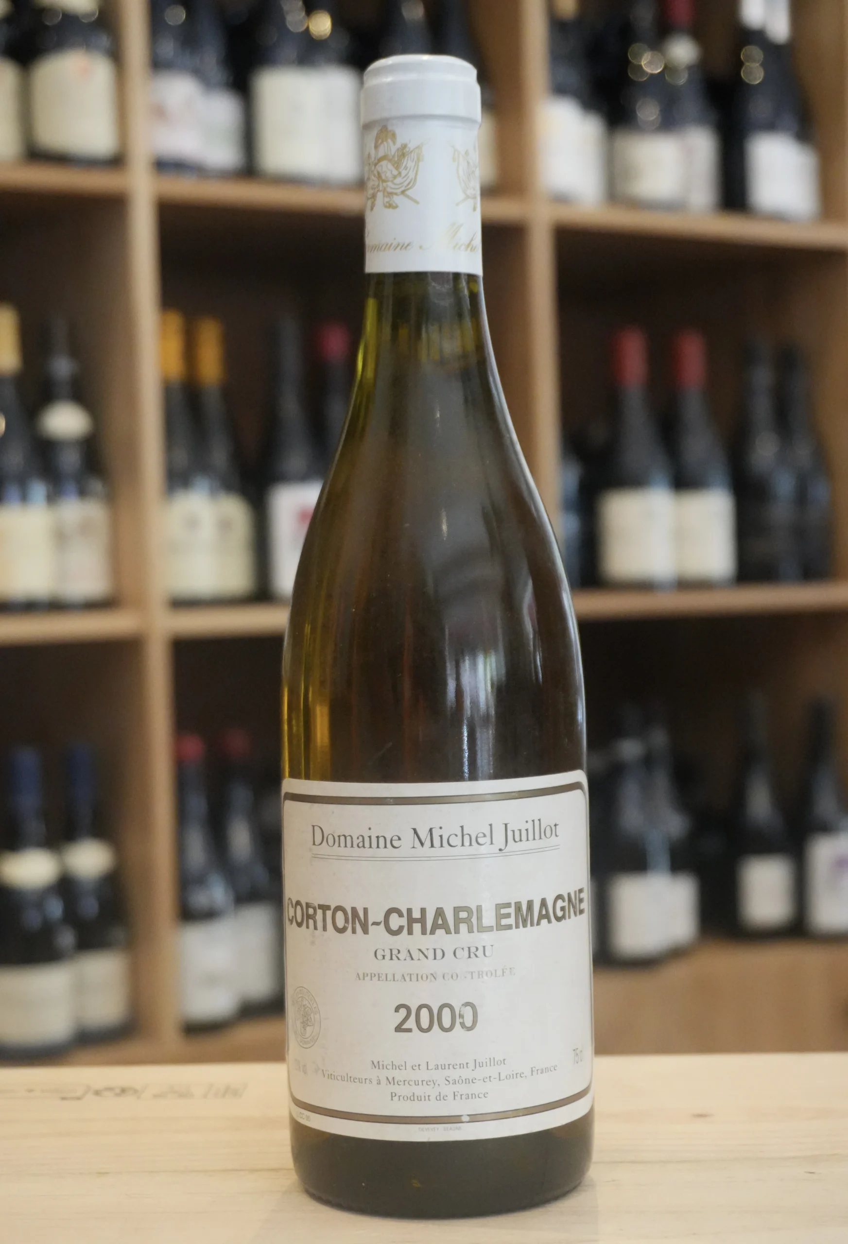 CORTON CHARLEMAGNE 2000 MICHEL JUILLOT CAVISTE LYON NOUVELLE CAVE