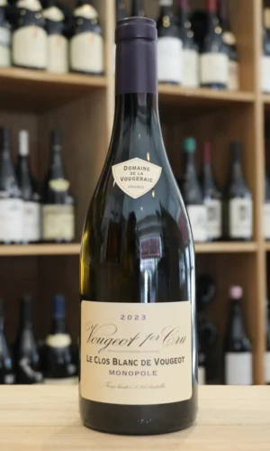 VOUGEOT 1ER CRU "LE CLOS BLANC DE VOUGEOT" MONOPOLE 2023 DOMAINE DE LA VOUGERAIE nouvelle cave caviste lyon