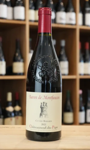 AOP CHATEAUNEUF DU PAPE CUVEE BIMARD 2022 BARON DE MONTFAUCON caviste lyon nouvelle cave
