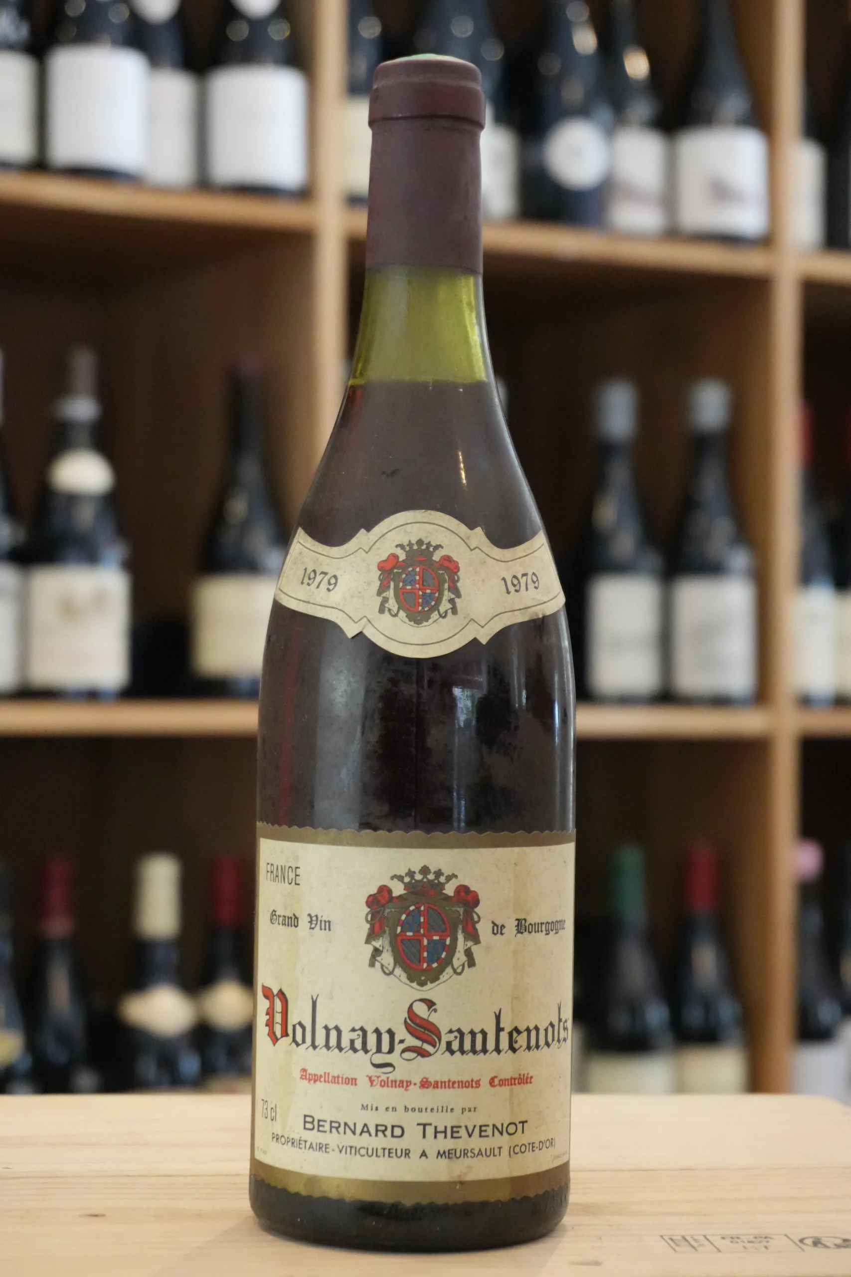VOLNAY 1ER CRU "SANTENOTS" 1979 THEVENOT caviste lyon nouvelle cave