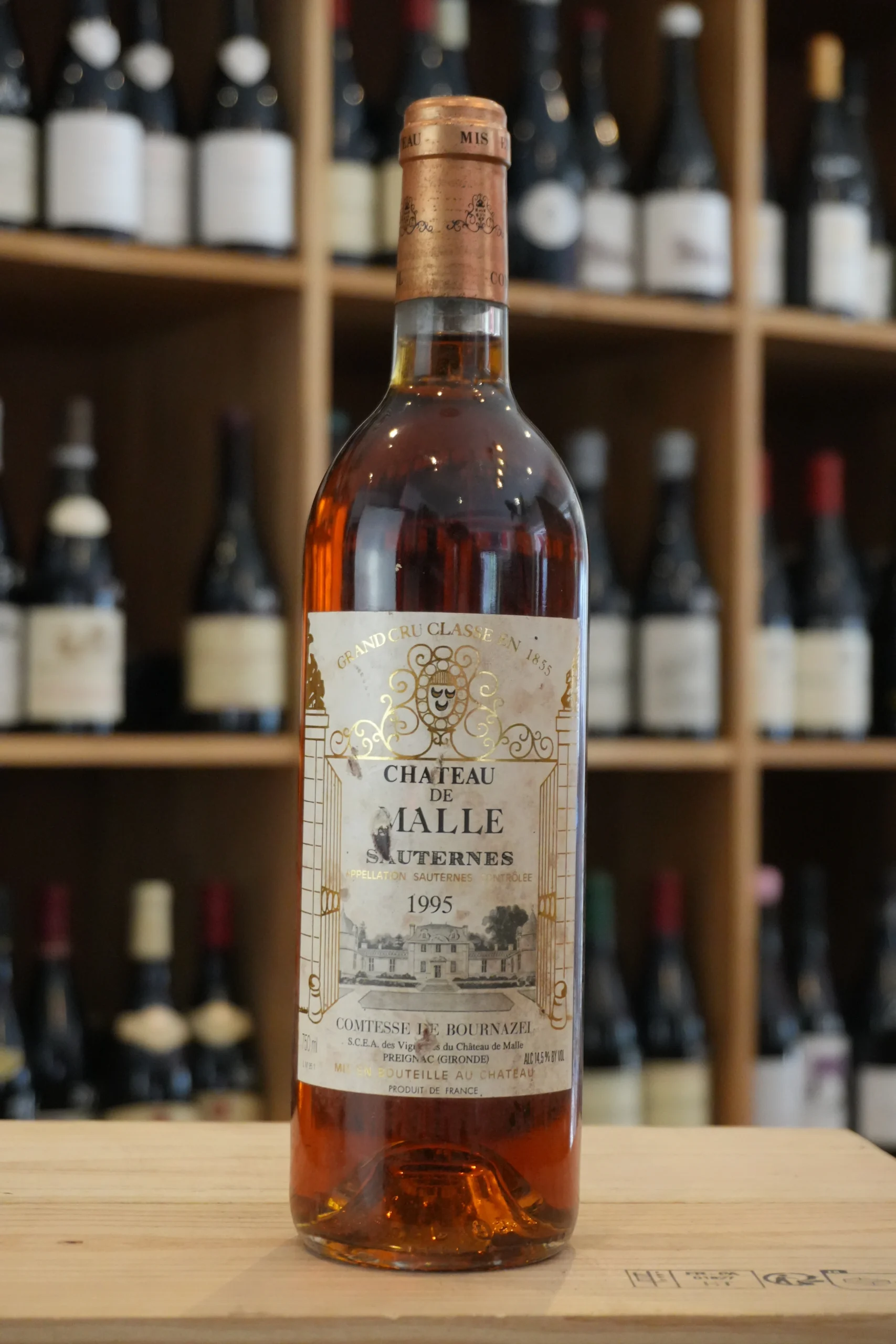 SAUTERNES 1995 CHATEAU DE MALLE caviste lyon nouvelle cave