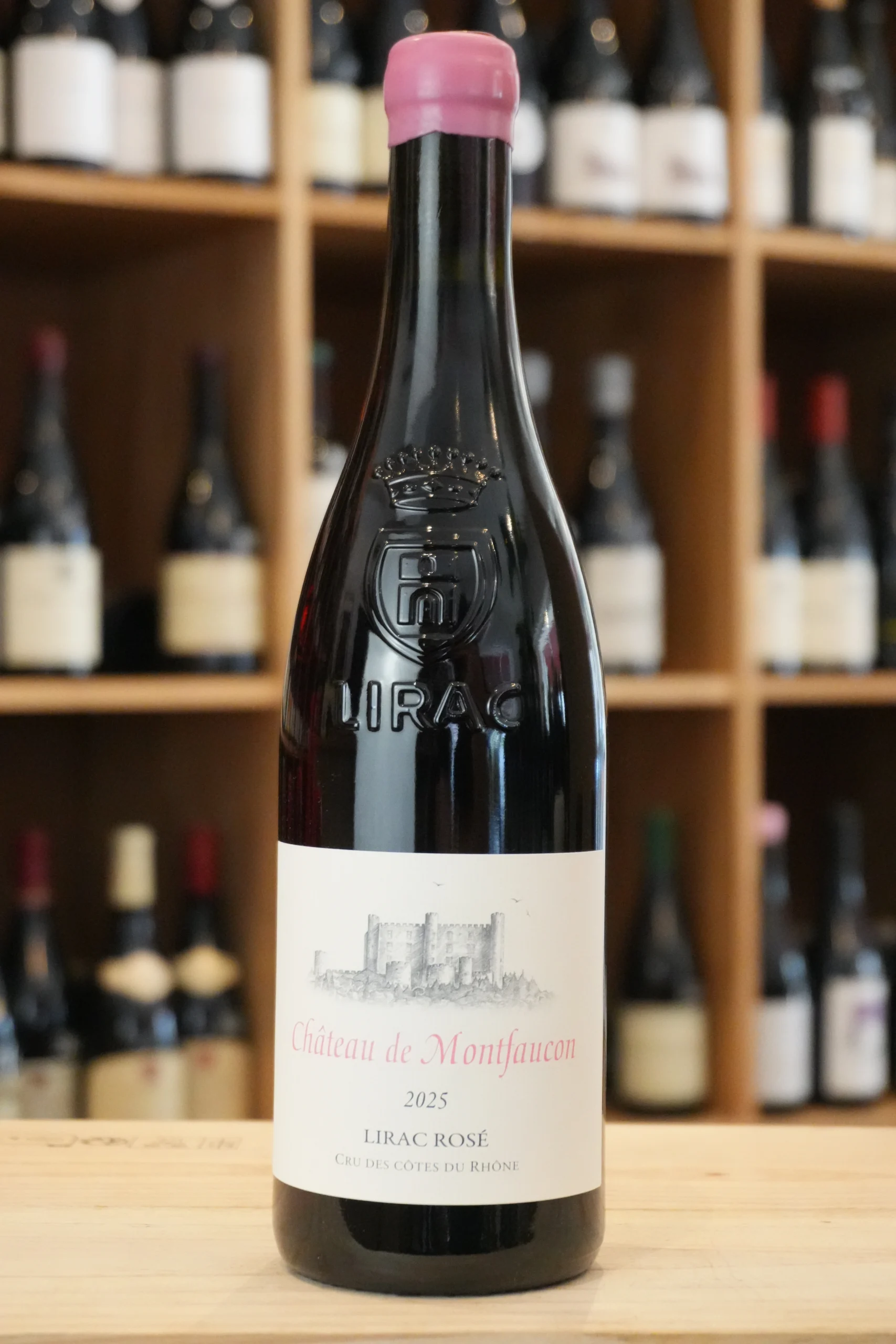 LIRAC ROSE 2025 CHATEAU DE MONTFAUCON nouvelle cave lyon caviste