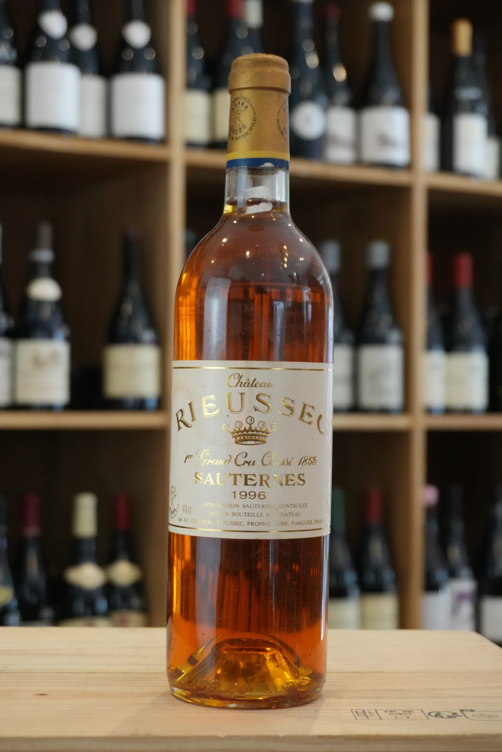 SAUTERNES 1996 CHATEAU RIEUSSEC caviste lyon nouvelle cave