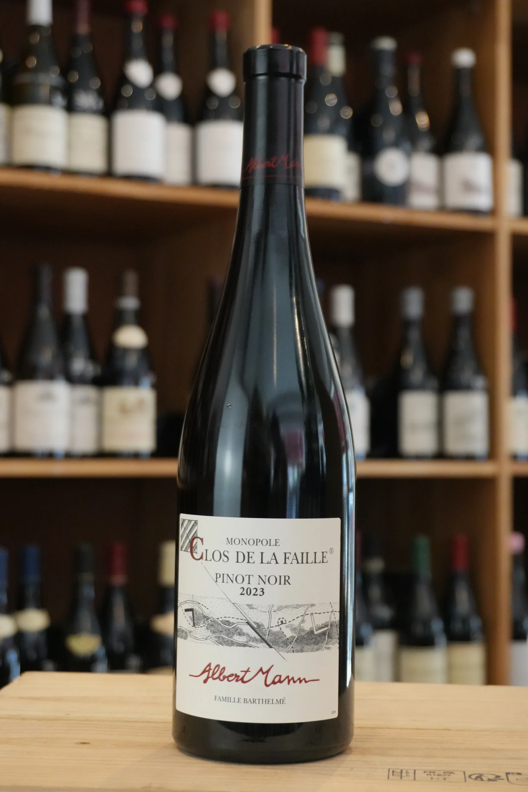 PINOT NOIR ALSACE CLOS DE LA FAILLE 2023 ALBERT MANN caviste lyon nouvelle cave