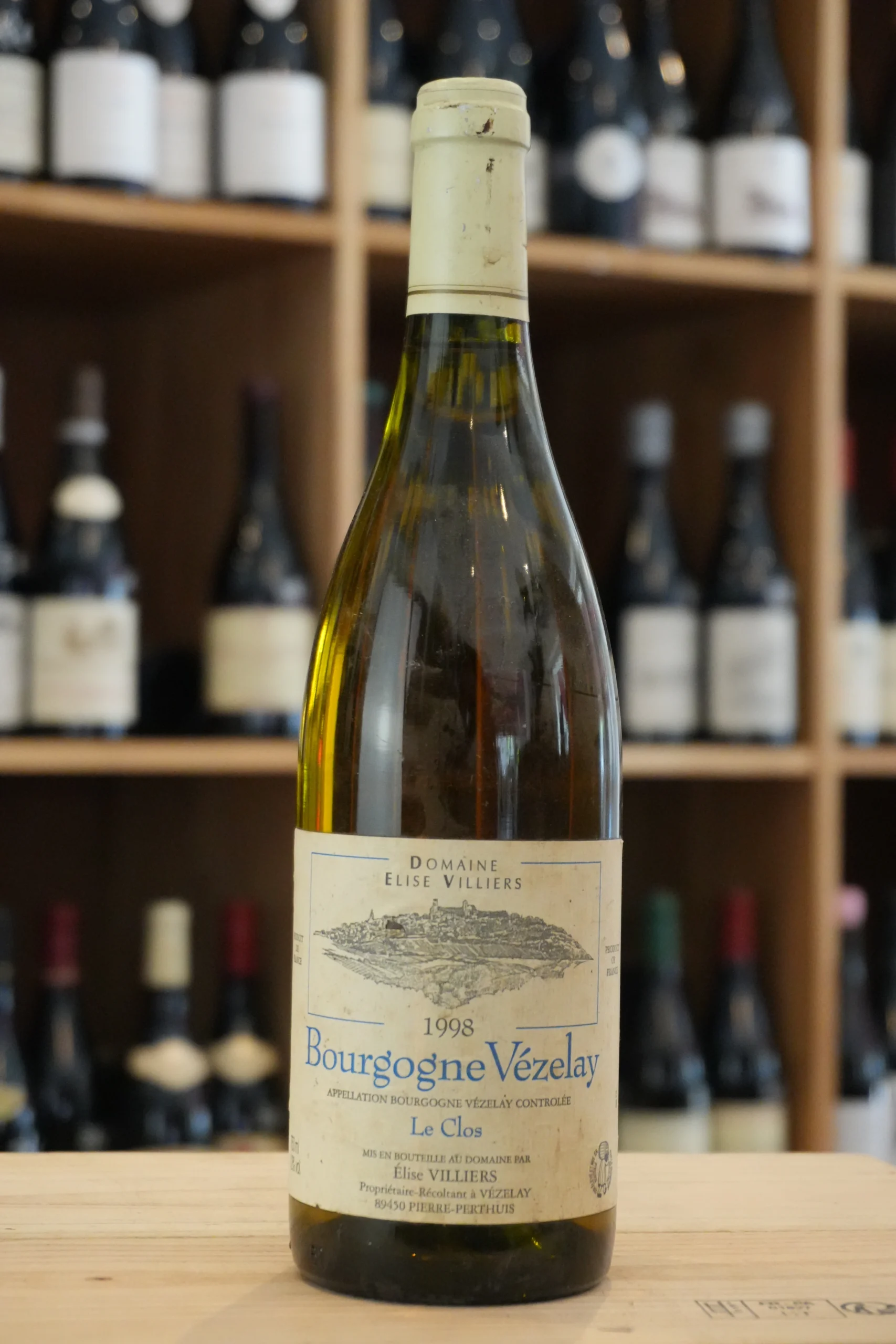 BOURGOGNE VEZELAY LE CLOS 1998 ELISE VILLIERES caviste lyon nouvelle cave