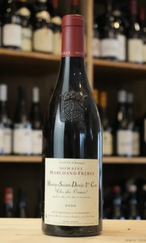 MOREY SAINT DENIS 1ER CRU CLOS DES ORMES 2016 DOMAINE MARCHAND CAVISTE LYON NOUVELLE CAVE