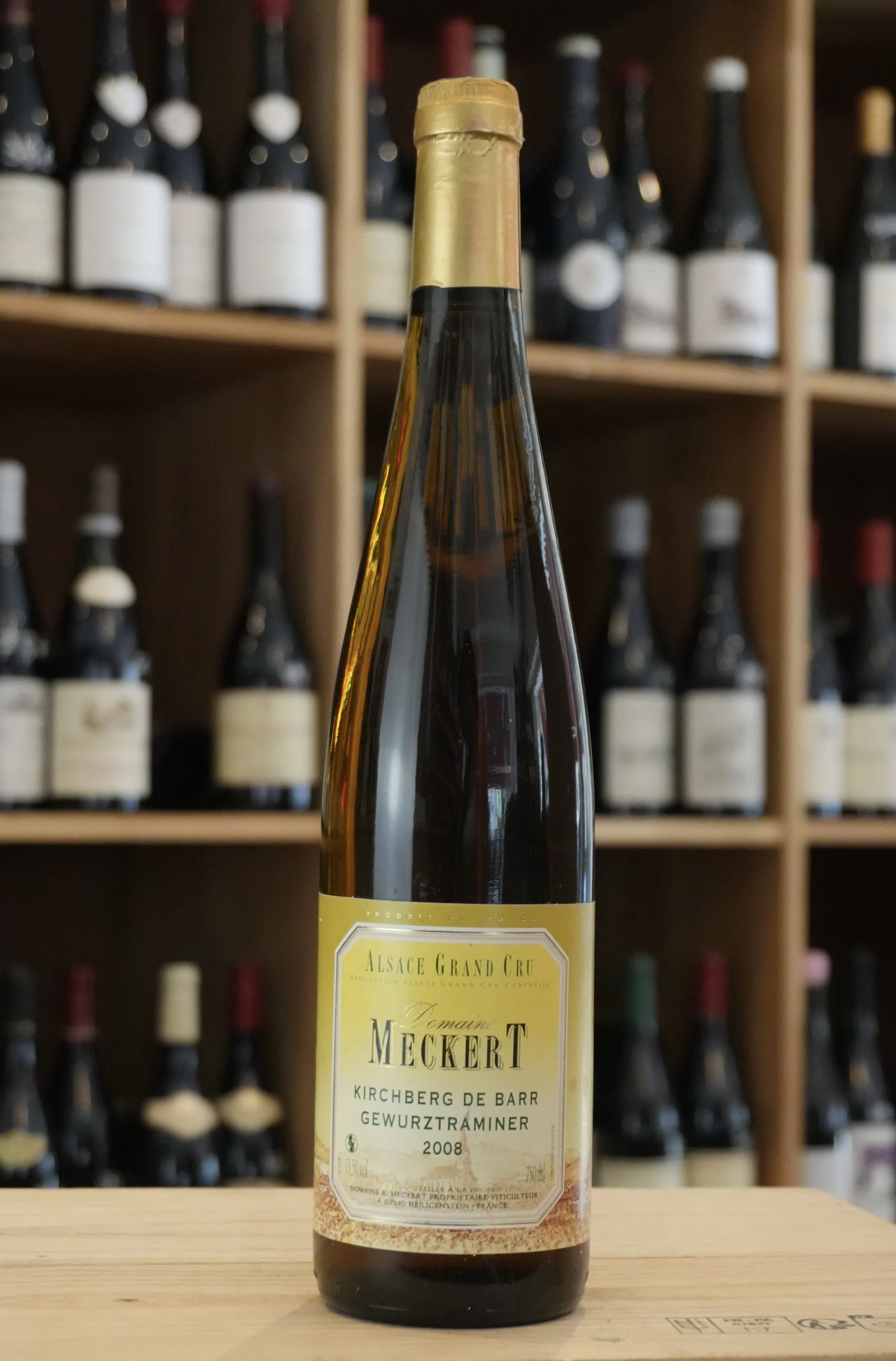 GEWURZTRAMINER GRAND CRU KIRCHERG DE BARR 2008 DOMAINE MECKERT caviste lyon nouvelle cave