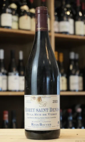 MOREY SAINT DENIS EN LA RUE DE VERGY ROUGE 2005 REGIS BOUVIER CAVISTE LYON NOUVELLE CAVE