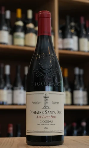 GIGONDAS "AUX LIEUX DITS" 2022 SANTA DUC CAVISTE LYON NOUVELLE CAVE