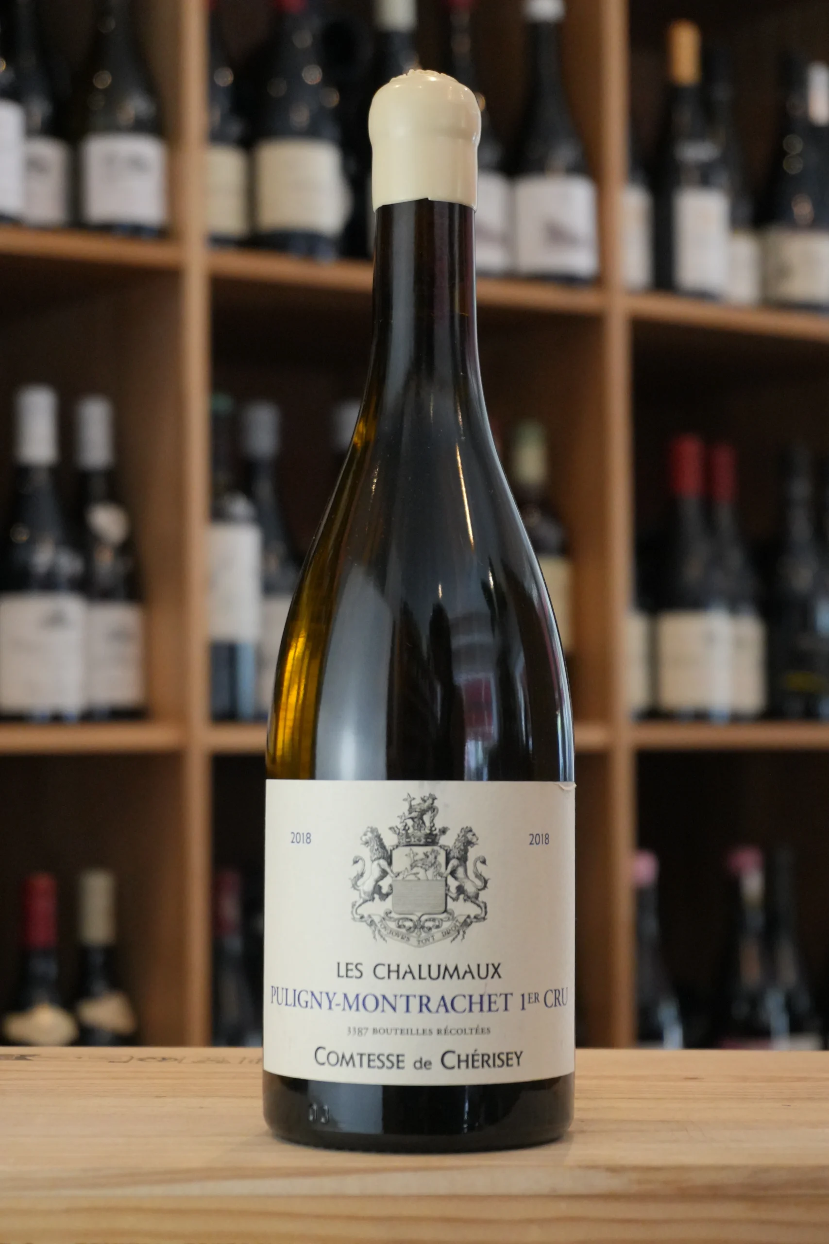 PULIGNY MONTRACHET 1ER CRU "LES CHALUMEAUX" 2018 COMTESSE DE CHERISEY caviste lyon nouvelle cave