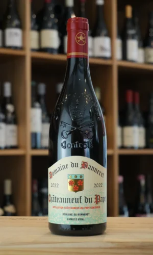 CHATEAUNEUF DU PAPE ROUGE 2022 DOMAINE DU BANNERET caviste lyon nouvelle cave