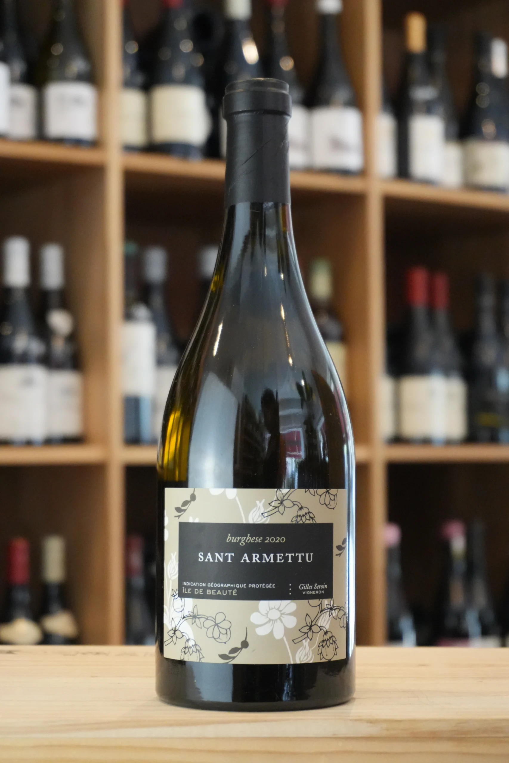 ILE DE BEAUTE BLANC BURGHESE 2020 SANT ARMETTU caviste lyon nouvelle cave