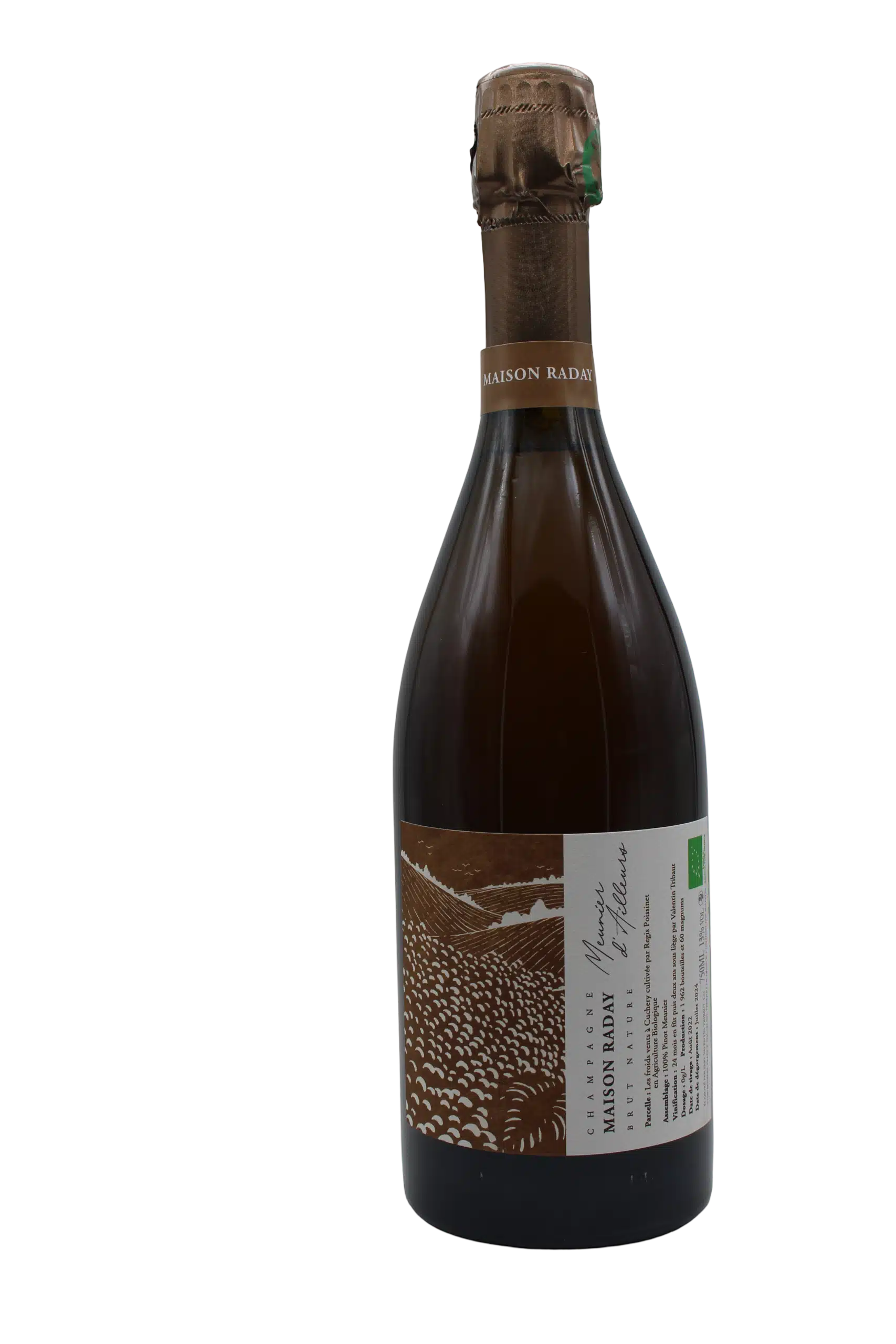CHAMPAGNE MEUNIER D'AILLEURS 2022 MAISON RADAY