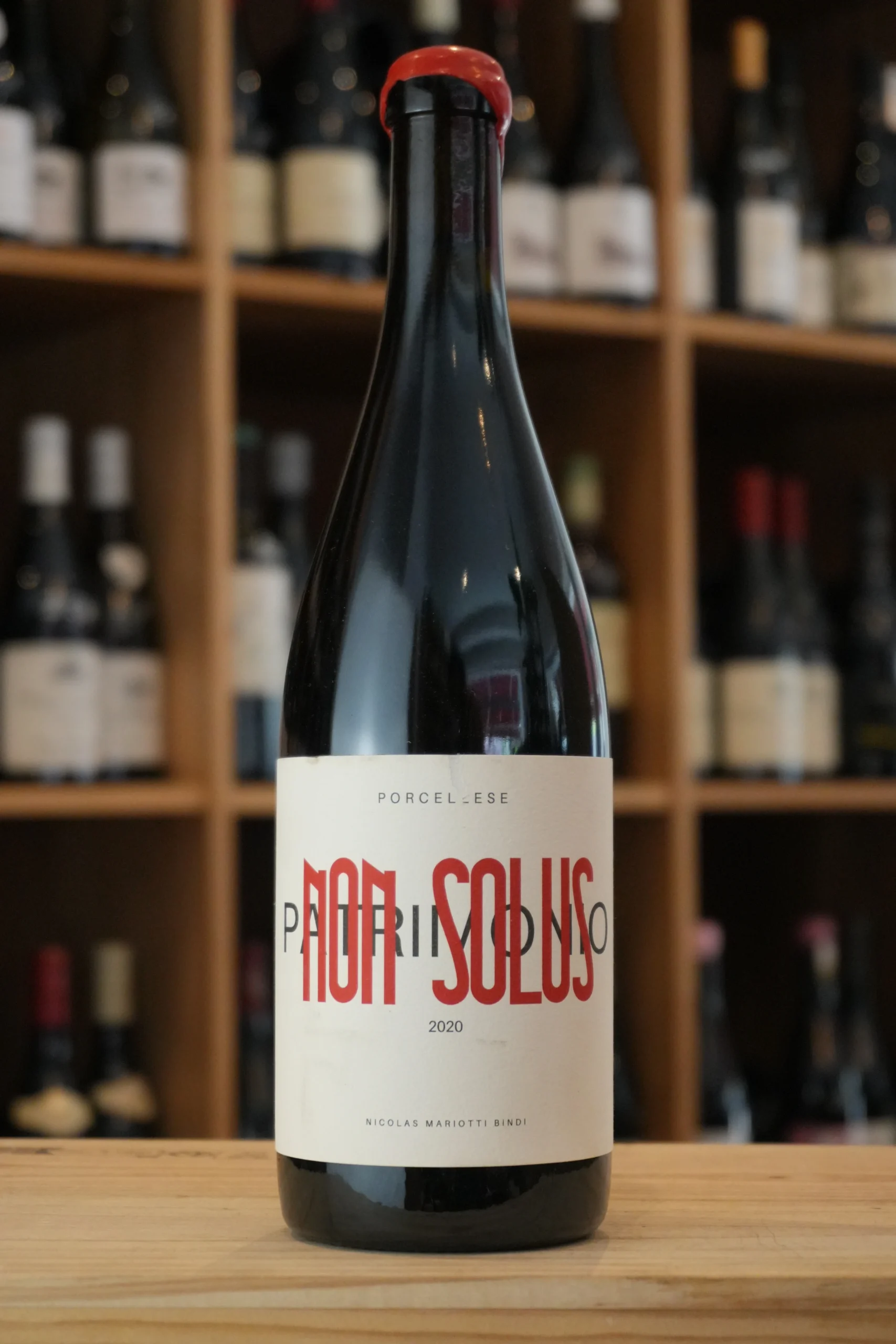 PATRIMONIO NON SOLUS 2020 MARIOTTI BINDI caviste lyon nouvelle cave