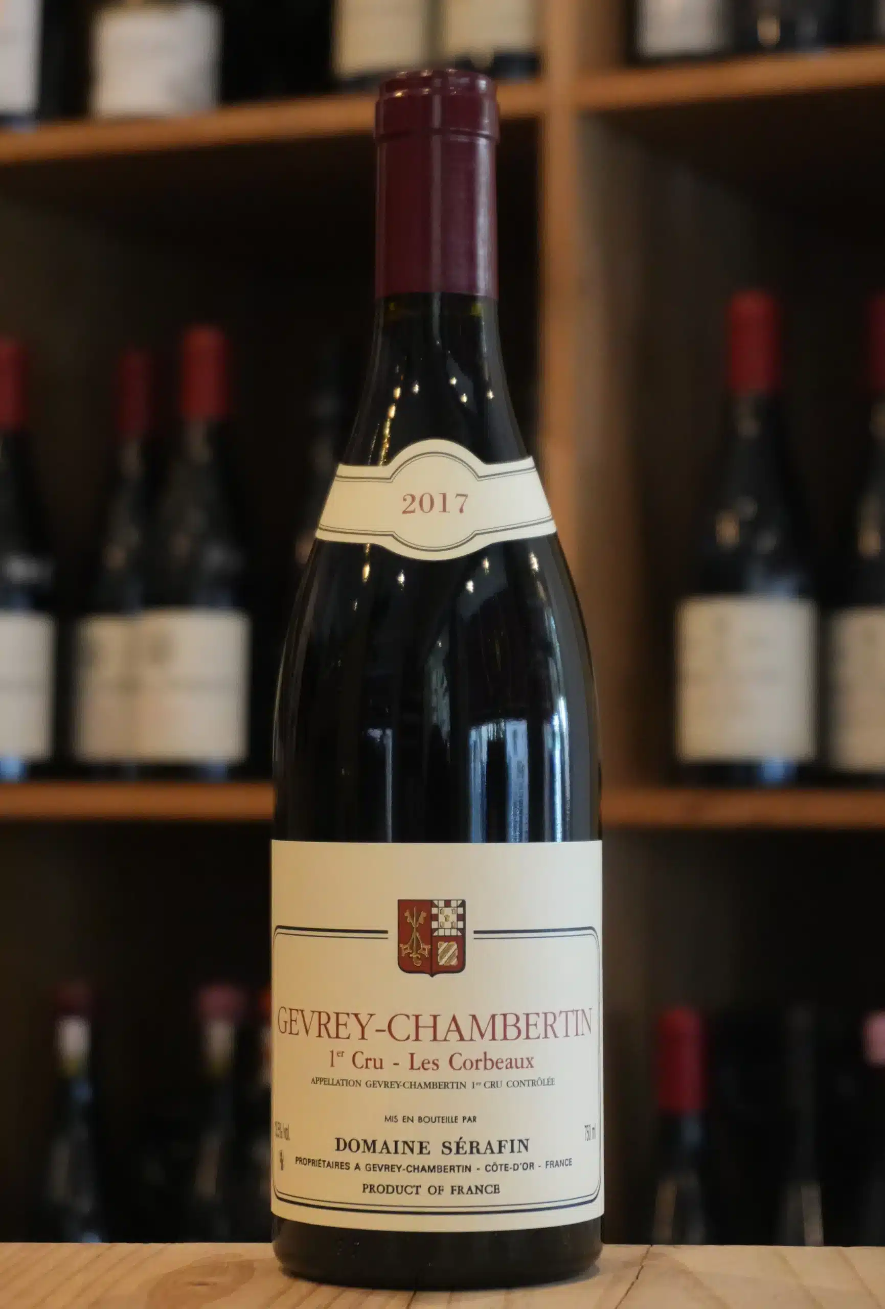 GEVREY CHAMBERTIN 1ER CRU LES CORBEAUX 2017 SERAFIN