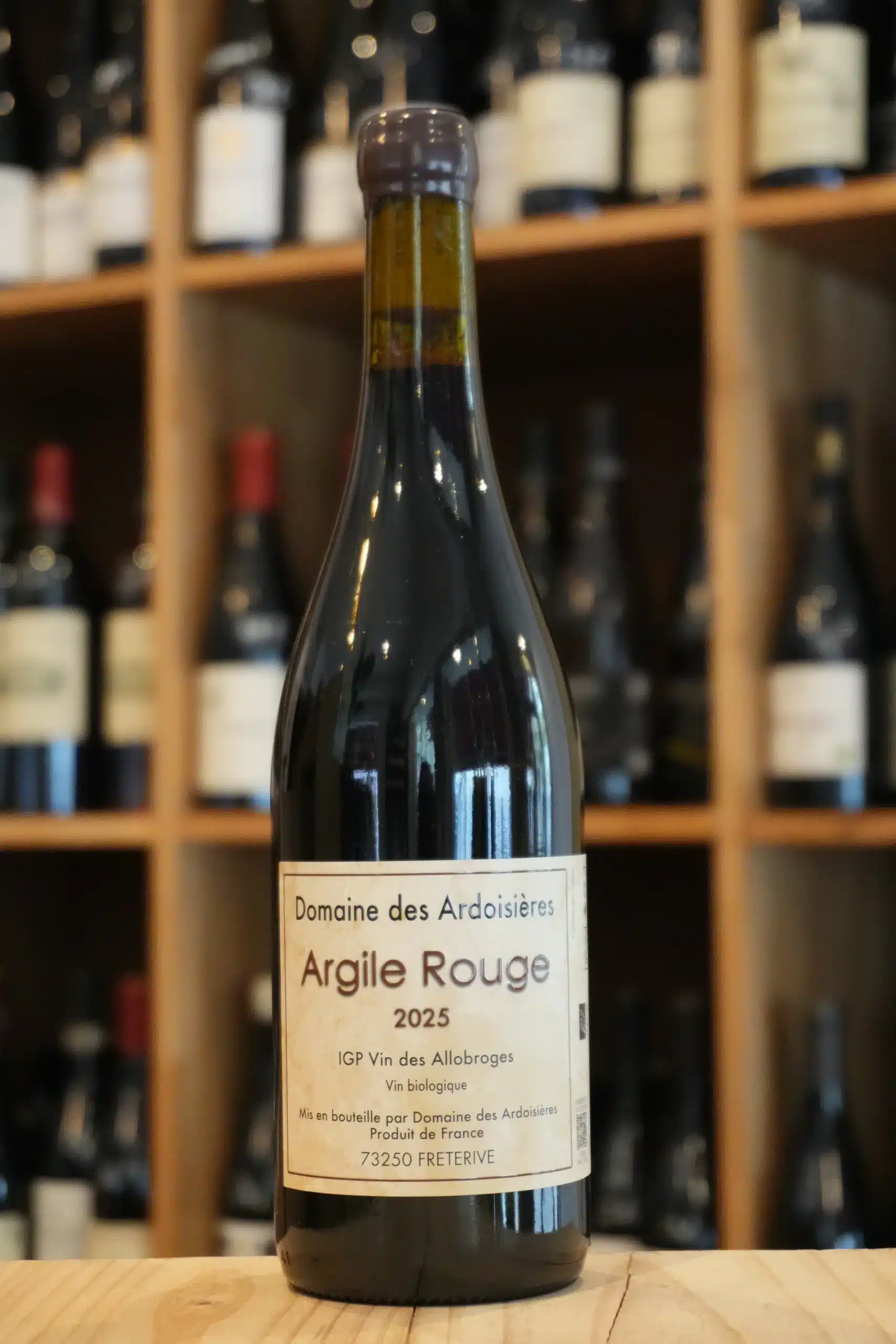 IGP VIN DES ALLOBROGES "ARGILE ROUGE" 2025 MAISON DES ARDOISIERES