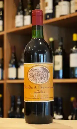 BORDEAUX 1976 PETIT CLOS DE MONMORENCY